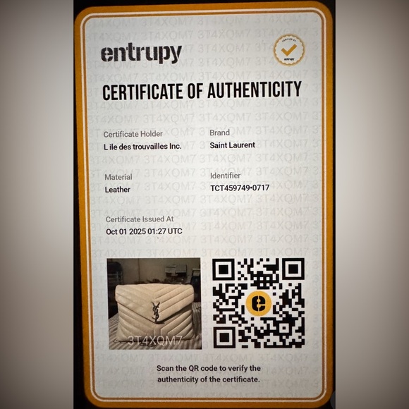 Authentic Saint Laurent paries white 2020Loulou leather bag - Picture 12 of 12